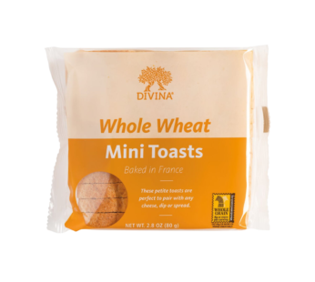 Divina Mini Toast Whole Wheat