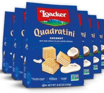 Loacker Quadratini Coconut Wafer 250g