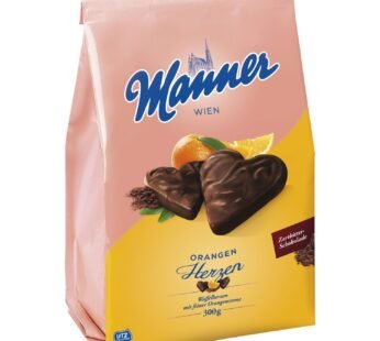 Manner Orange Wafer Hearts