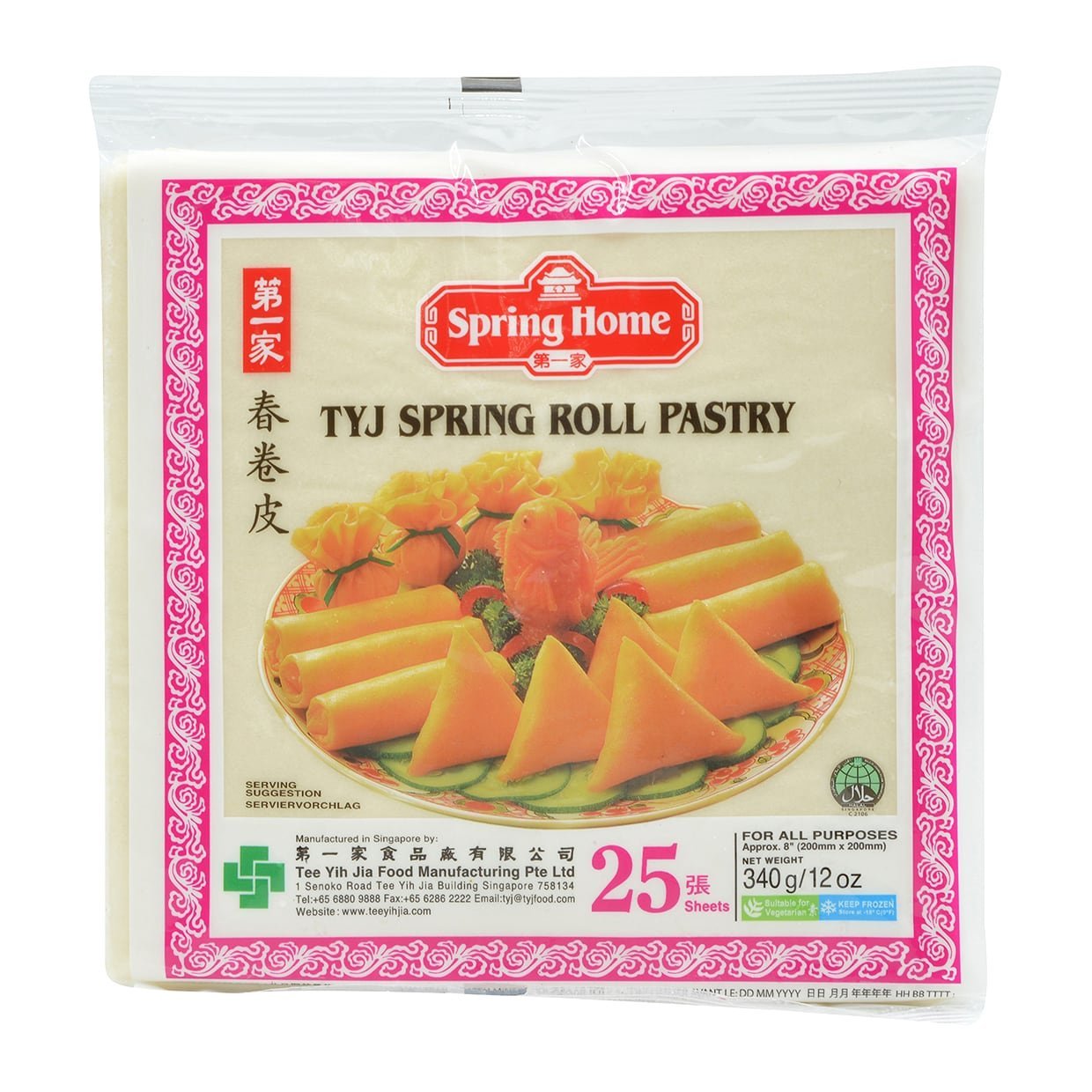 TYJ Spring Roll Pastry 340.0 g