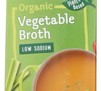 Pacific Organic Vegetable Broth Low Sodium 32oz