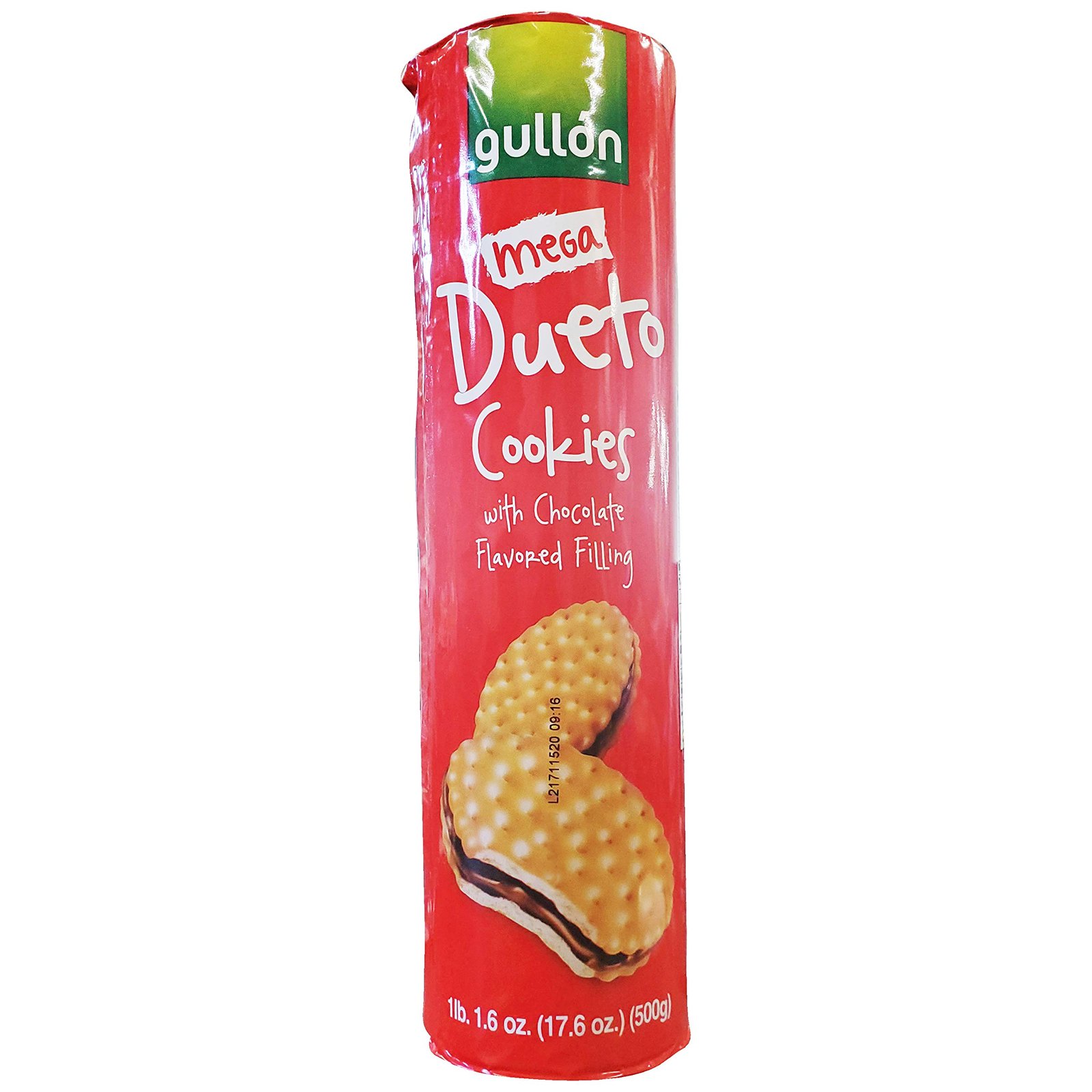 Gullon Dueto Cookies w/Chocolate 500g