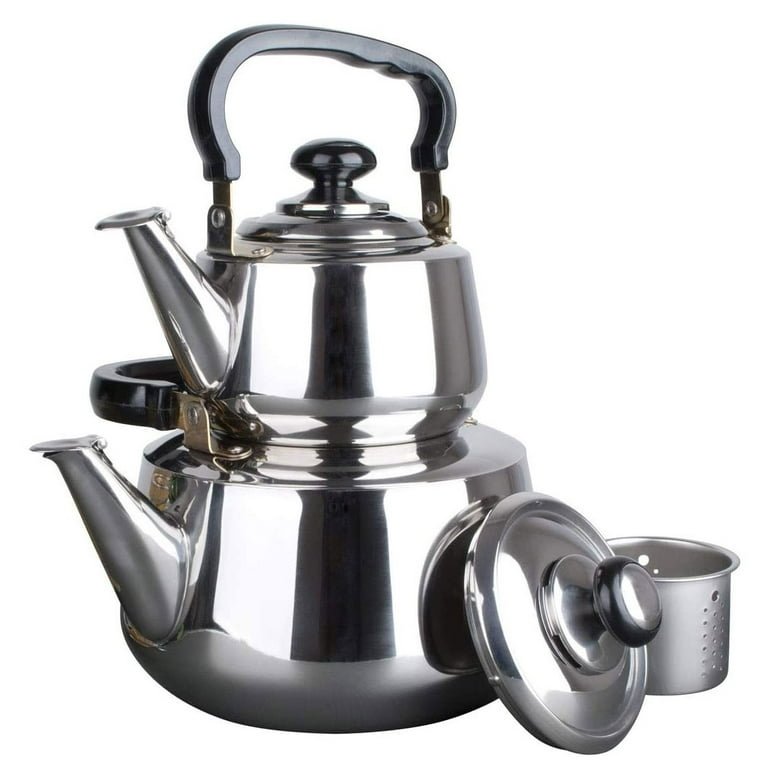 Alpine Cuisine SS Tea Kettle w/Strainer 2.2 L