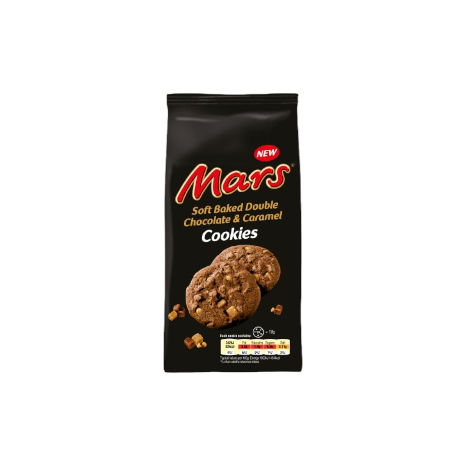 Mars Double Chocolate & Caramel Cookies 162g
