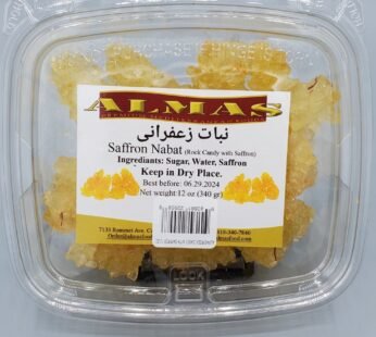 Almas Saffron Rock Candy 12oz