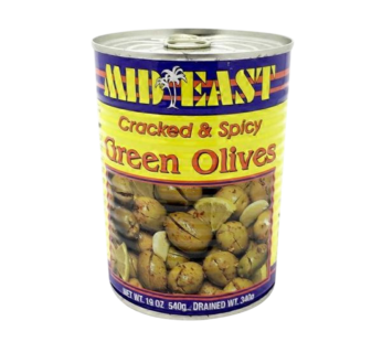 Mid East Green Hot Olives