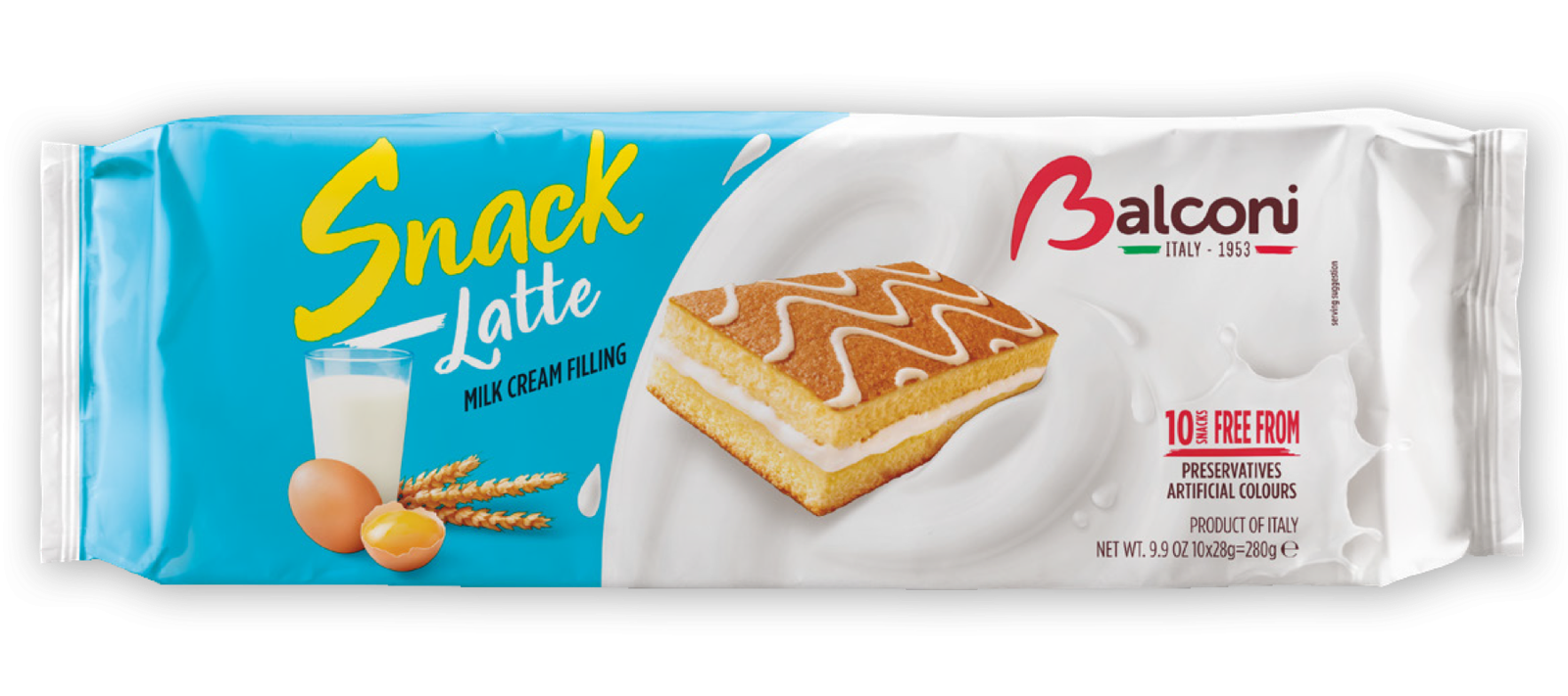 Balconi Snack Al Latte 280g