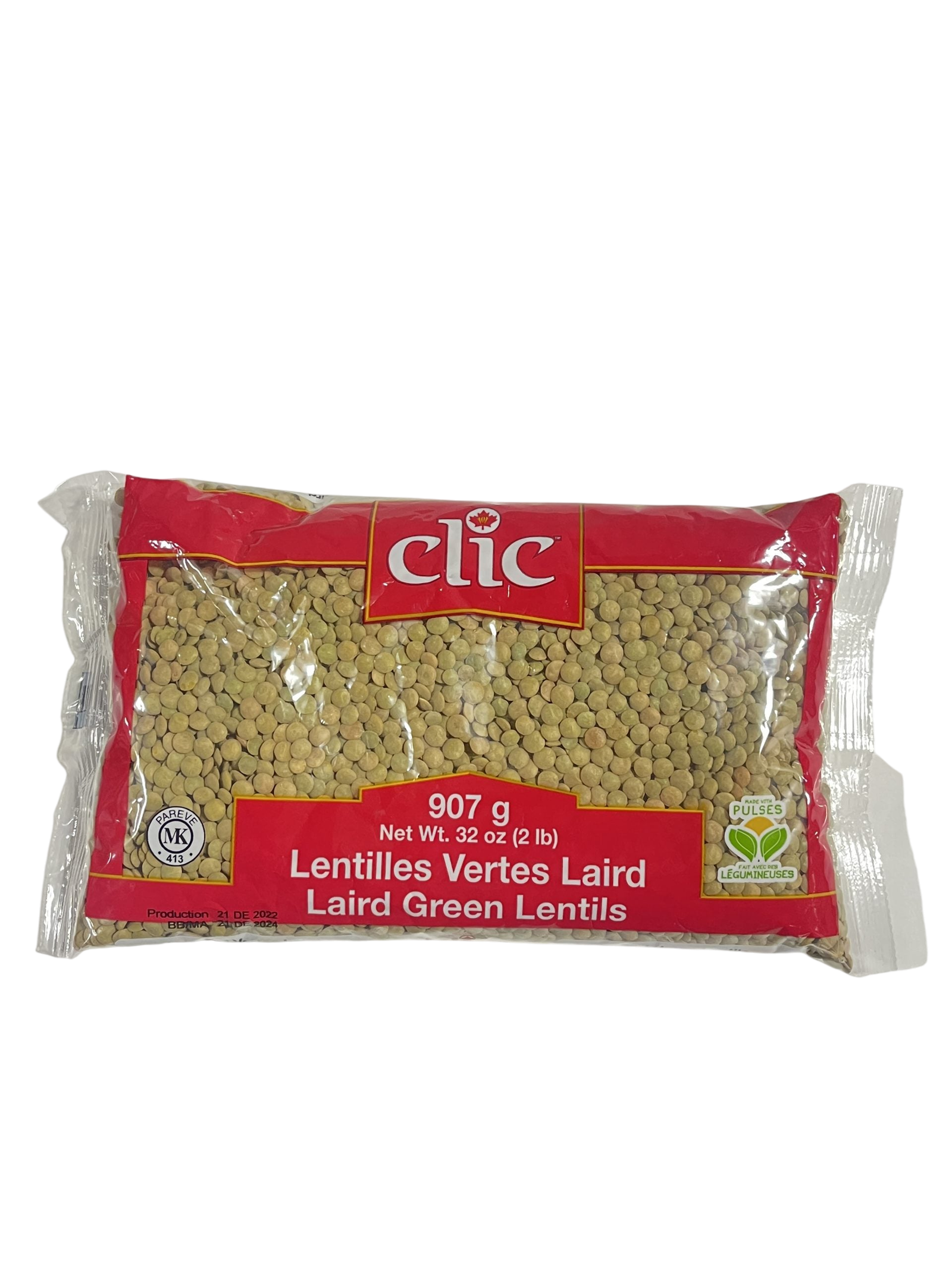 Clic Laired Laird Green Lentils 2lb