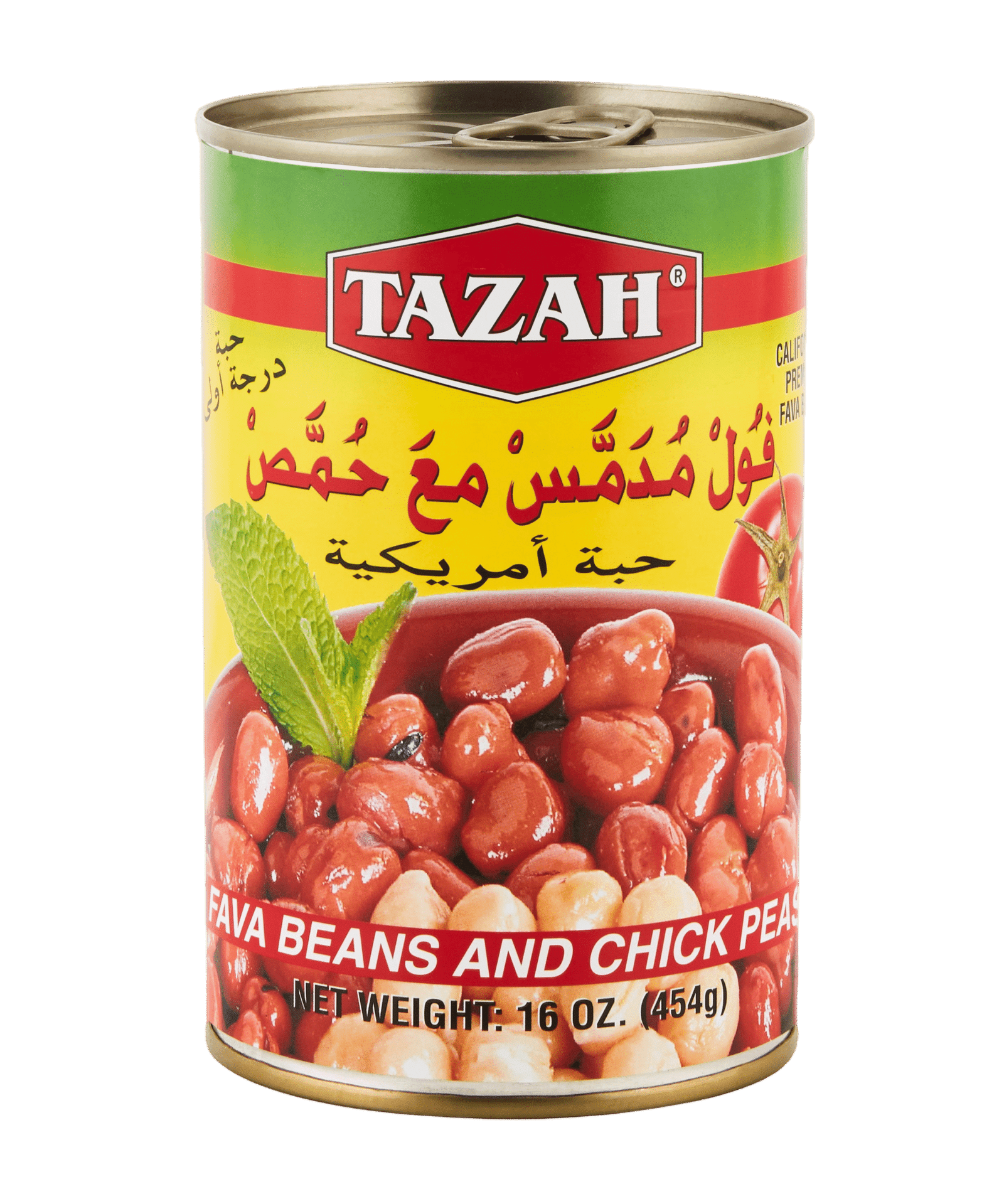 Tazah Fava Beans And Chickpeas 16 oz