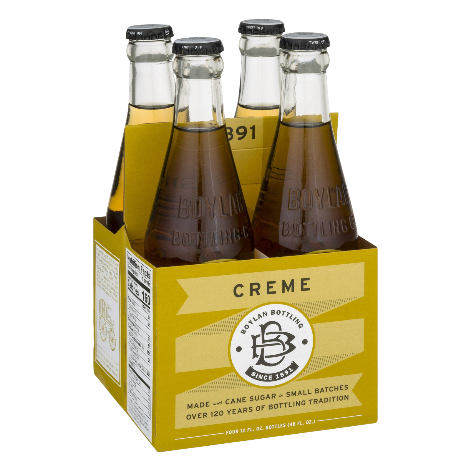 Boylan Creme Soda 4x12oz