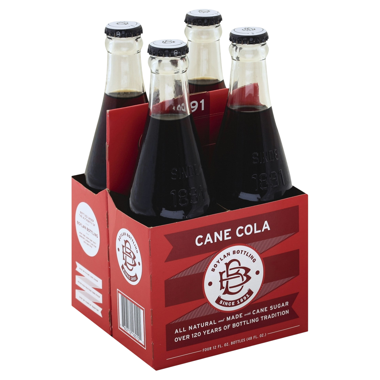 Boylan Sugar Cane Cola 4x12oz
