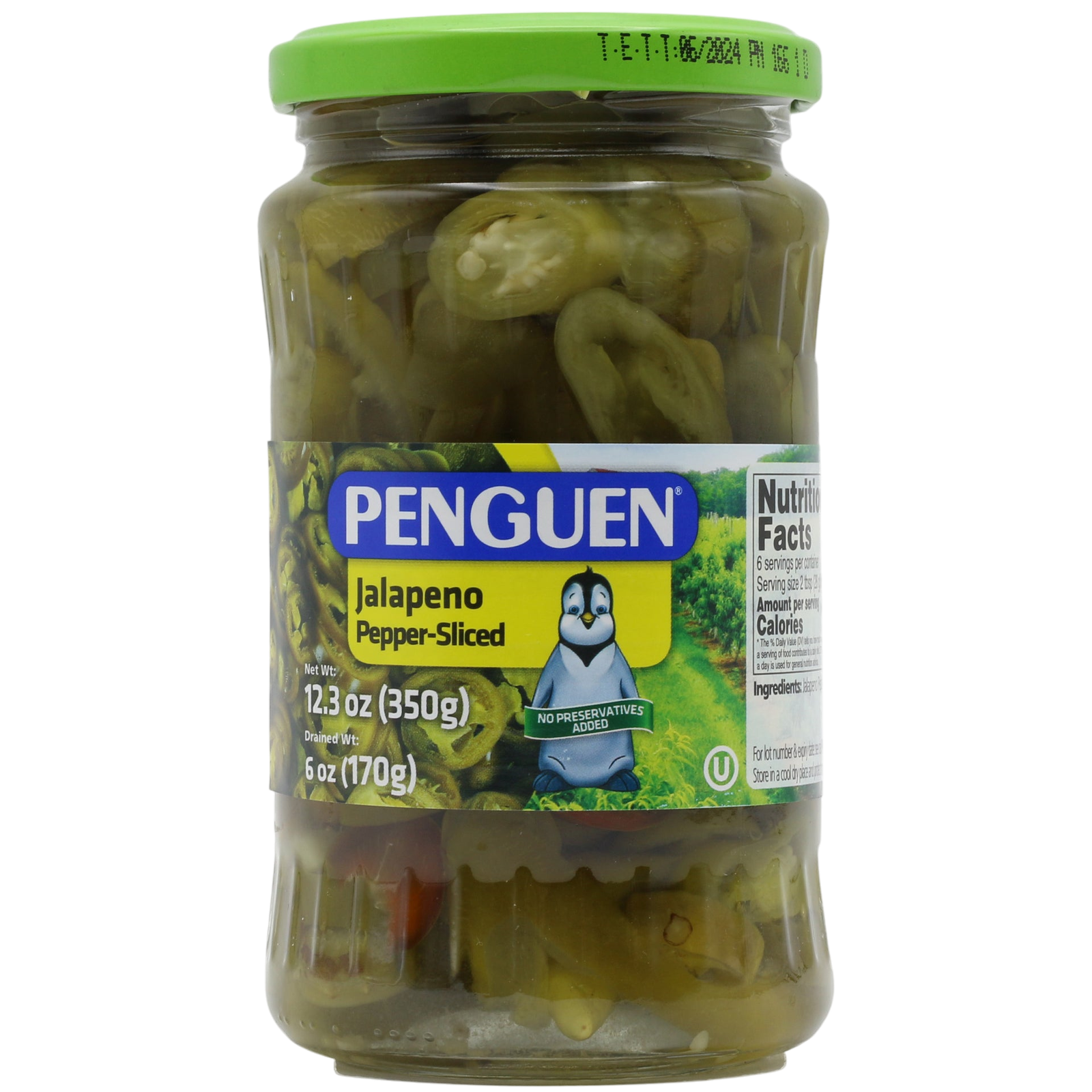 Penguen Jalapeno Pepper Sliced 12.3oz