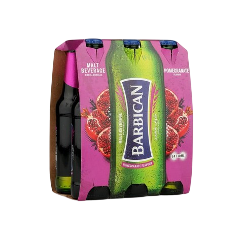barbican malt drink pomegranate 6x330g